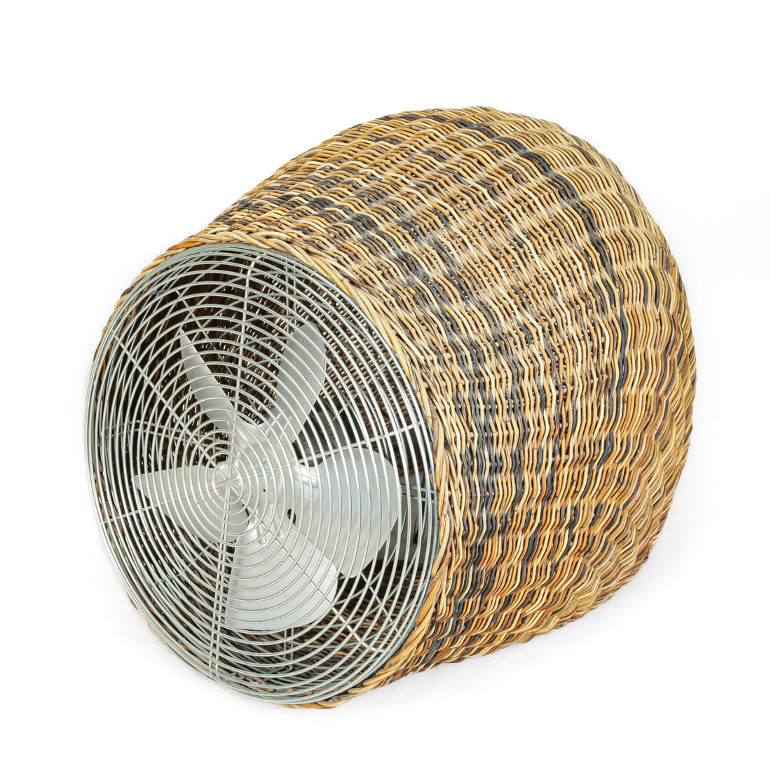 Gervasoni Style Wicker Table Fan