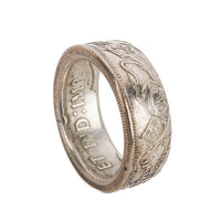 CANADA 1941 50 Cent Silver Coin Ring