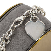 TIFFANY & CO Sterling Heart Tag Bracelet