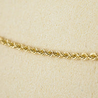 14K Yellow Gold Rope Chain