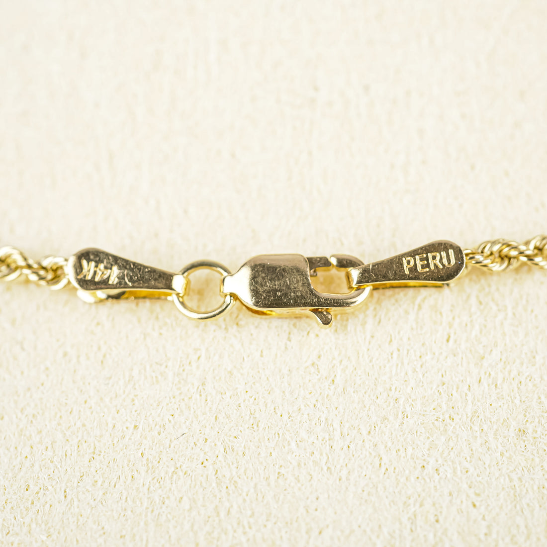 14K Yellow Gold Rope Chain