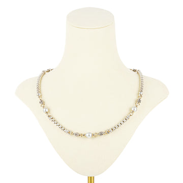 MICHAEL DAWKINS Sterling Two-Tone Pearl Link Necklace