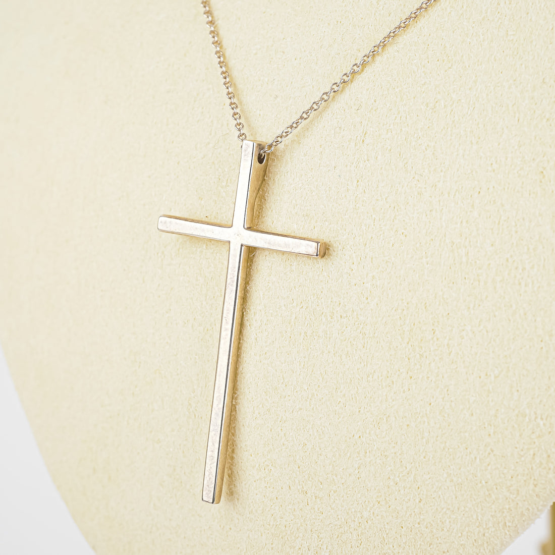 TIFFANY & CO 925 Cross Pendant Necklace