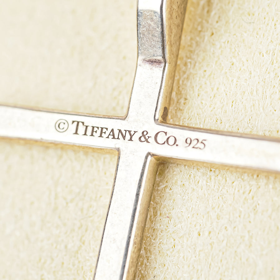 TIFFANY & CO 925 Cross Pendant Necklace