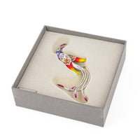 DANIEL SWAROVSKI Sterling Bird of Paradise Brooch