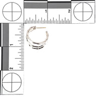 THISTLE & BEE Sterling Bamboo Open Hoops