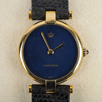 CARTIER Must de Cartier Gold Plated Sterling Round Watch