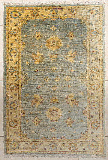 Hand Knotted Wool Rug 48"x22"