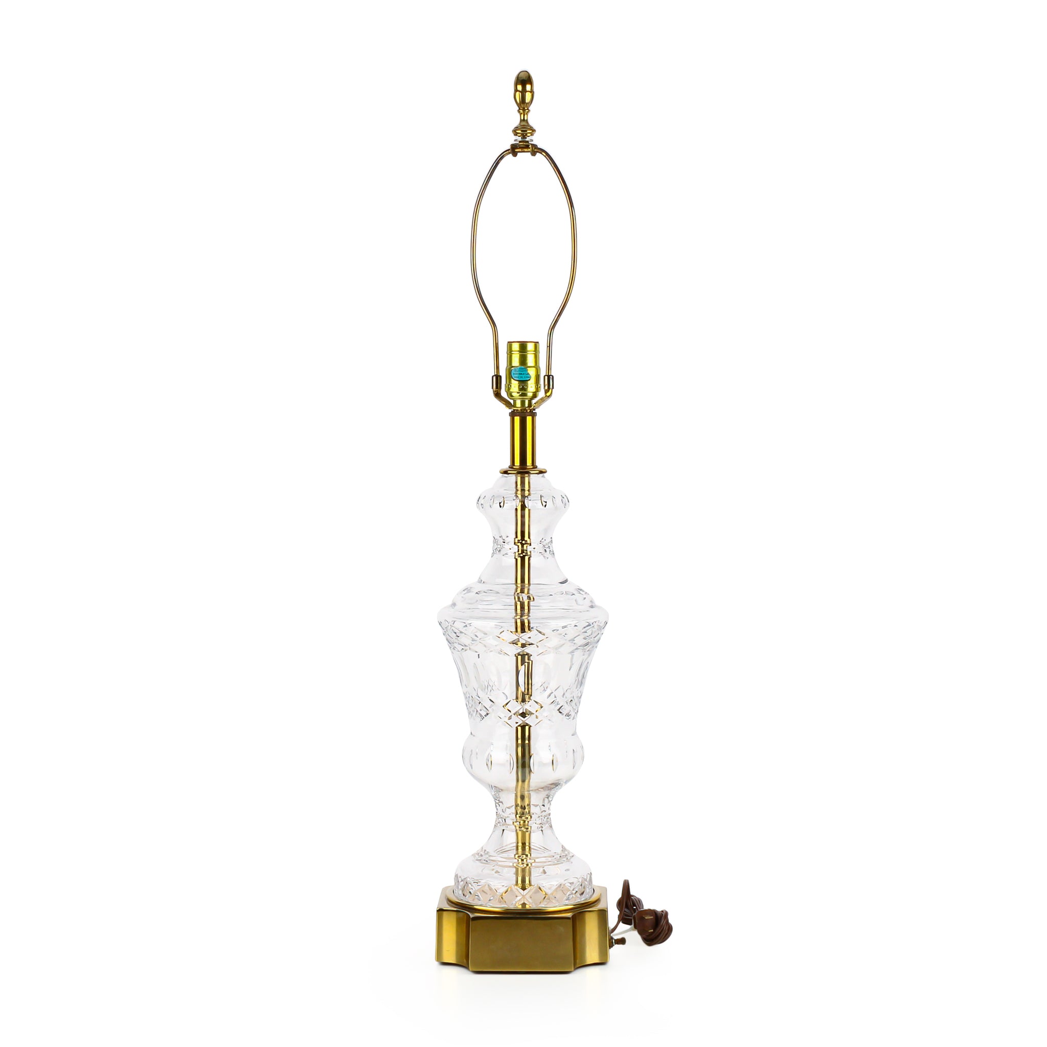 STIFFEL Crystal & Brass Table Lamp - Around The Block