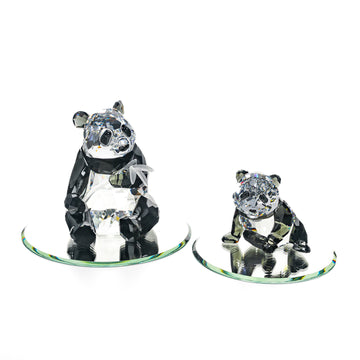 SWAROVSKI Pandas 9009189 Set/2 Mother & Cub 2008 Annual Ed