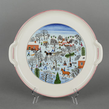 VILLEROY & BOCH Naif Christmas Cake Plate/Tray