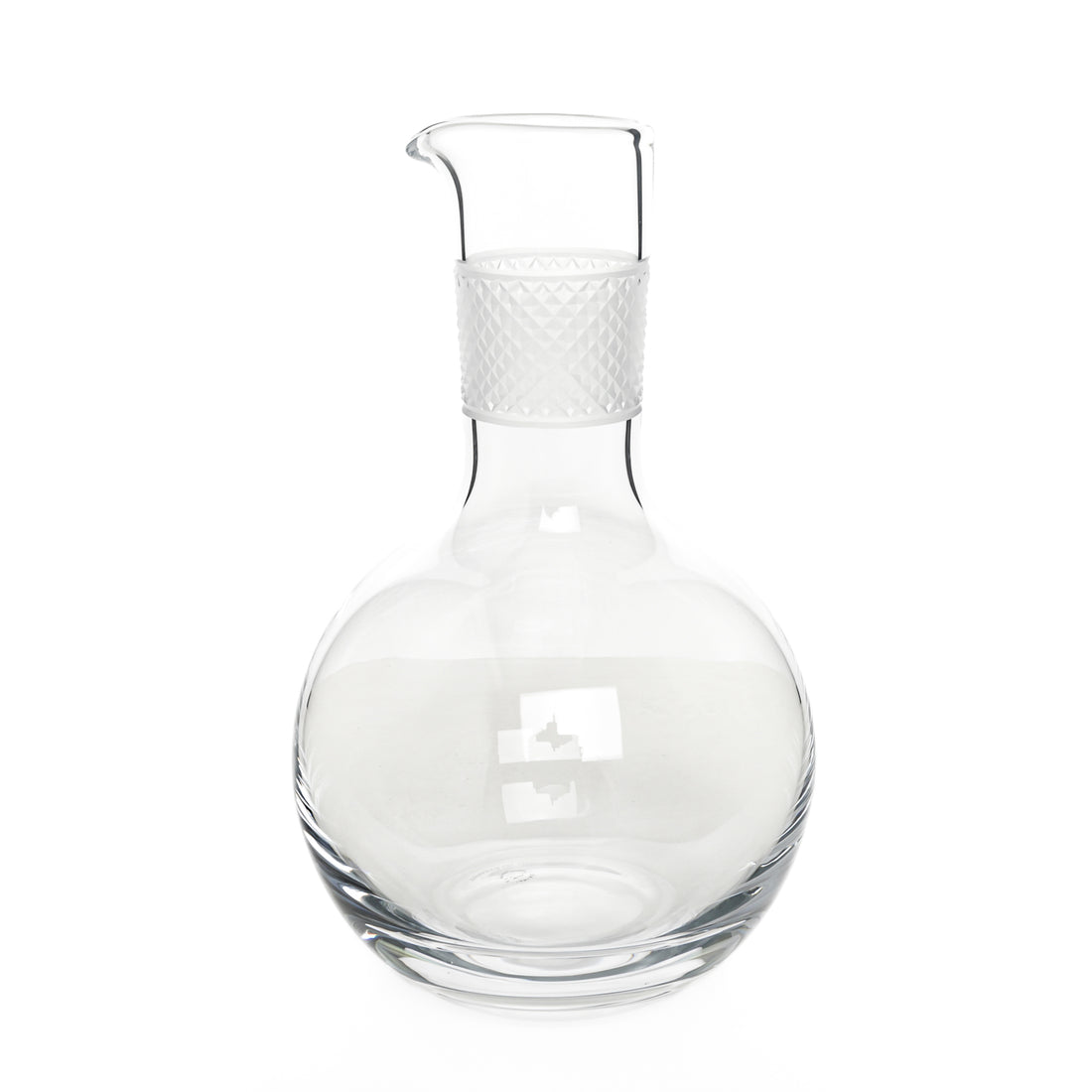 TIFFANY & CO Diamond Point Crystal Decanter/Carafe