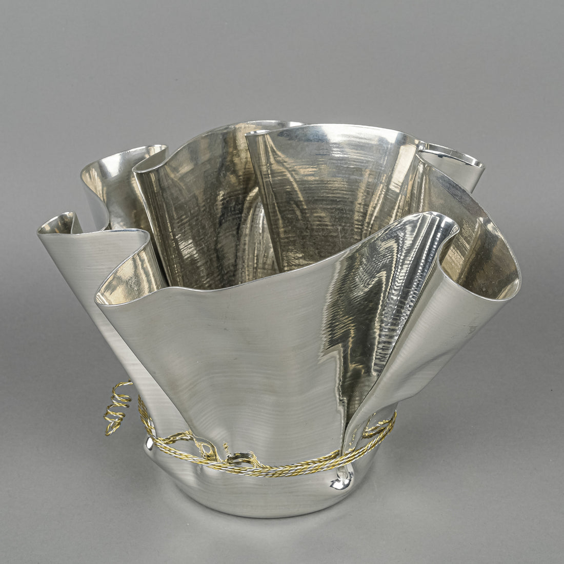 CHAUDRON VAL-DAVID Pewter Fold Ice Bucket/Cooler