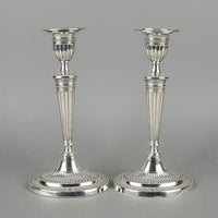 FORDHAM & FAULKNER 925 Sterling Candlesticks Set Of 2