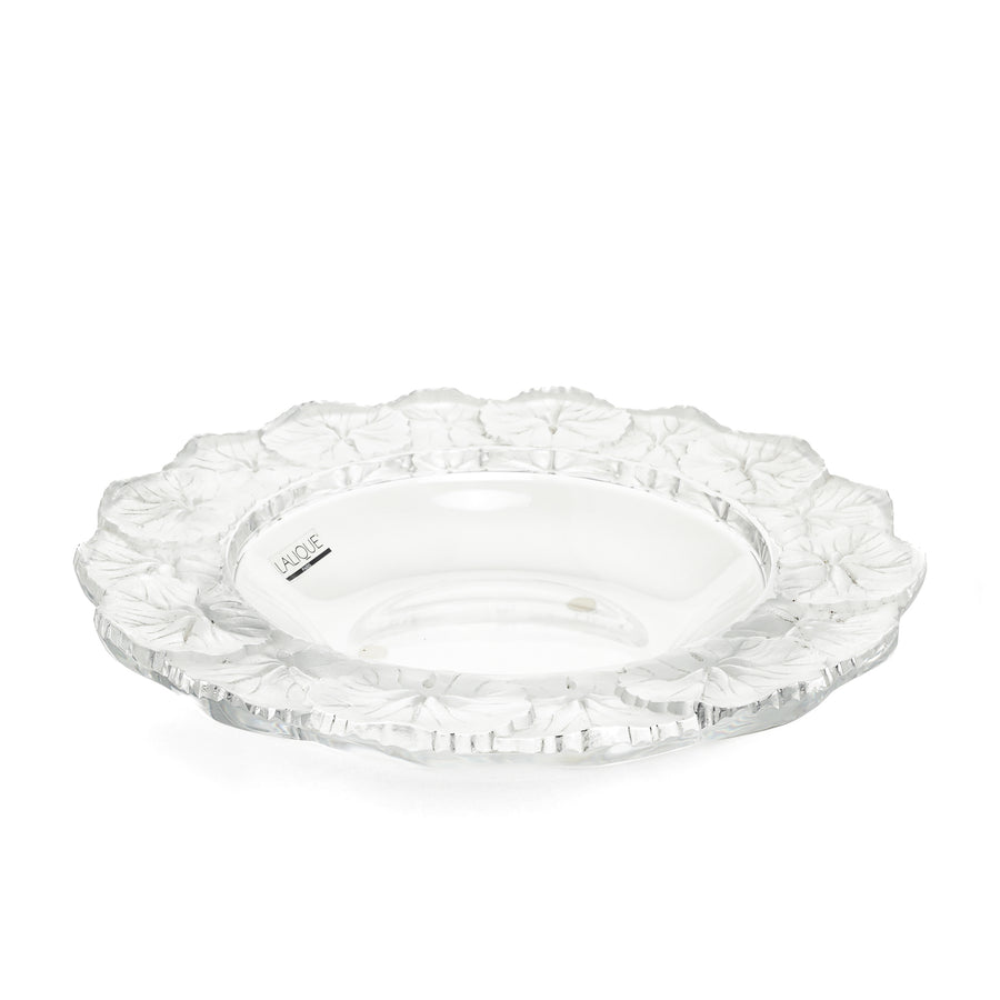 LALIQUE Honfleur Geranium Bowl