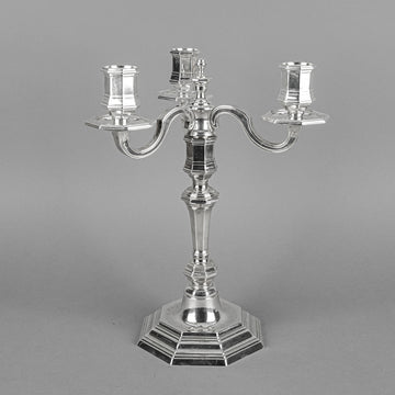 CHRISTOFLE Cluny 3 Light Convertible Candelabrum