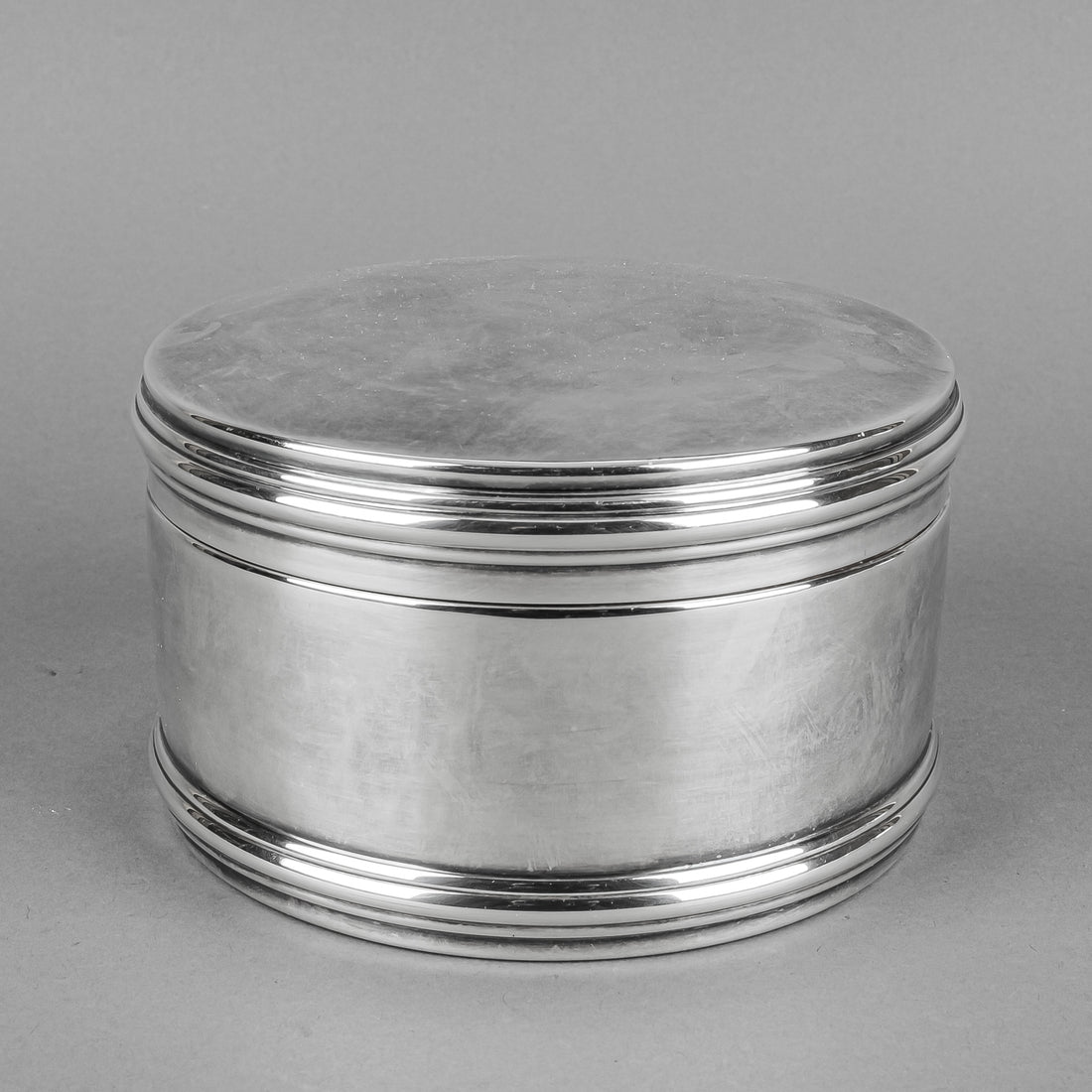 RALPH LAUREN Silver Plate Round Hinged Box