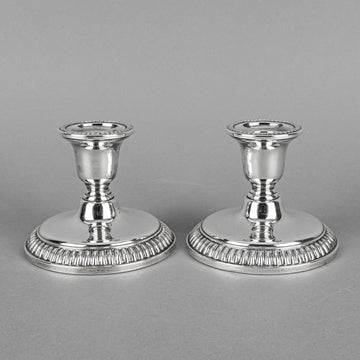 BIRKS STERLING Candle Holders Set/2