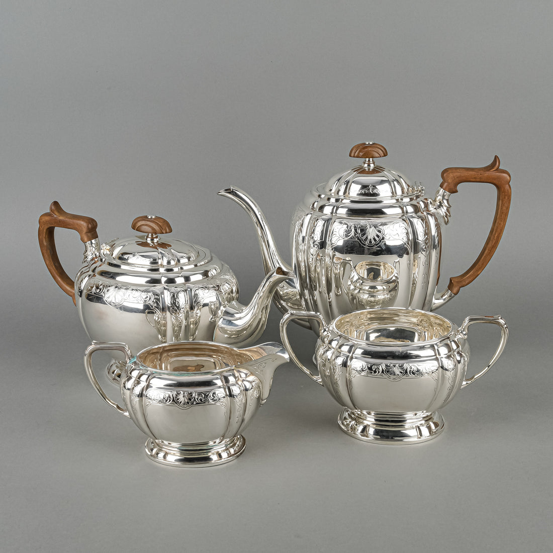 COOPER BROS & SONS Sterling Tea & Coffee Service 4pcs