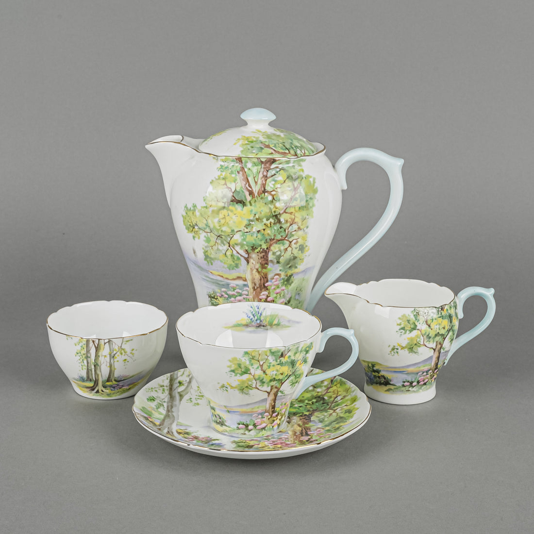 SHELLEY Woodland Coffee Set 16 Pieces