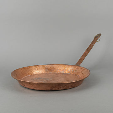 Hammered Copper Frying Pan