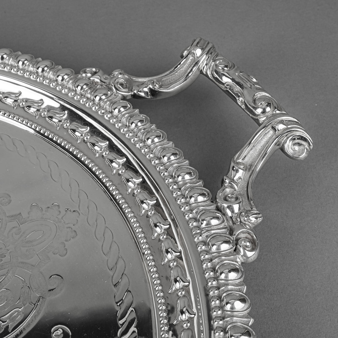 MAPPIN & WEBB Silver Plate Oval Butlers Tray