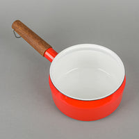 FINEL ARABIA FINLAND Seppo Mallat Enamel Lidded Saucepan