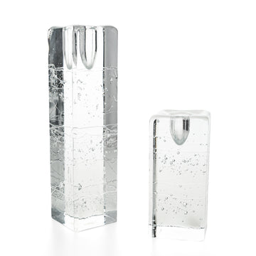 IITTALA Timo Sarpaneva ARKIPELAGO Block Candleholders Set Of 2